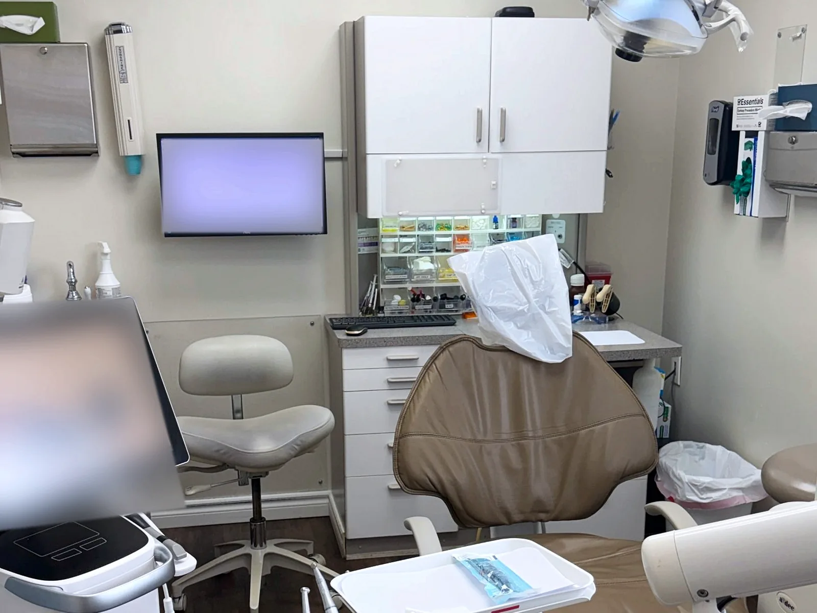 A treatment room at Serenity Family Dentistry in Royal Oak